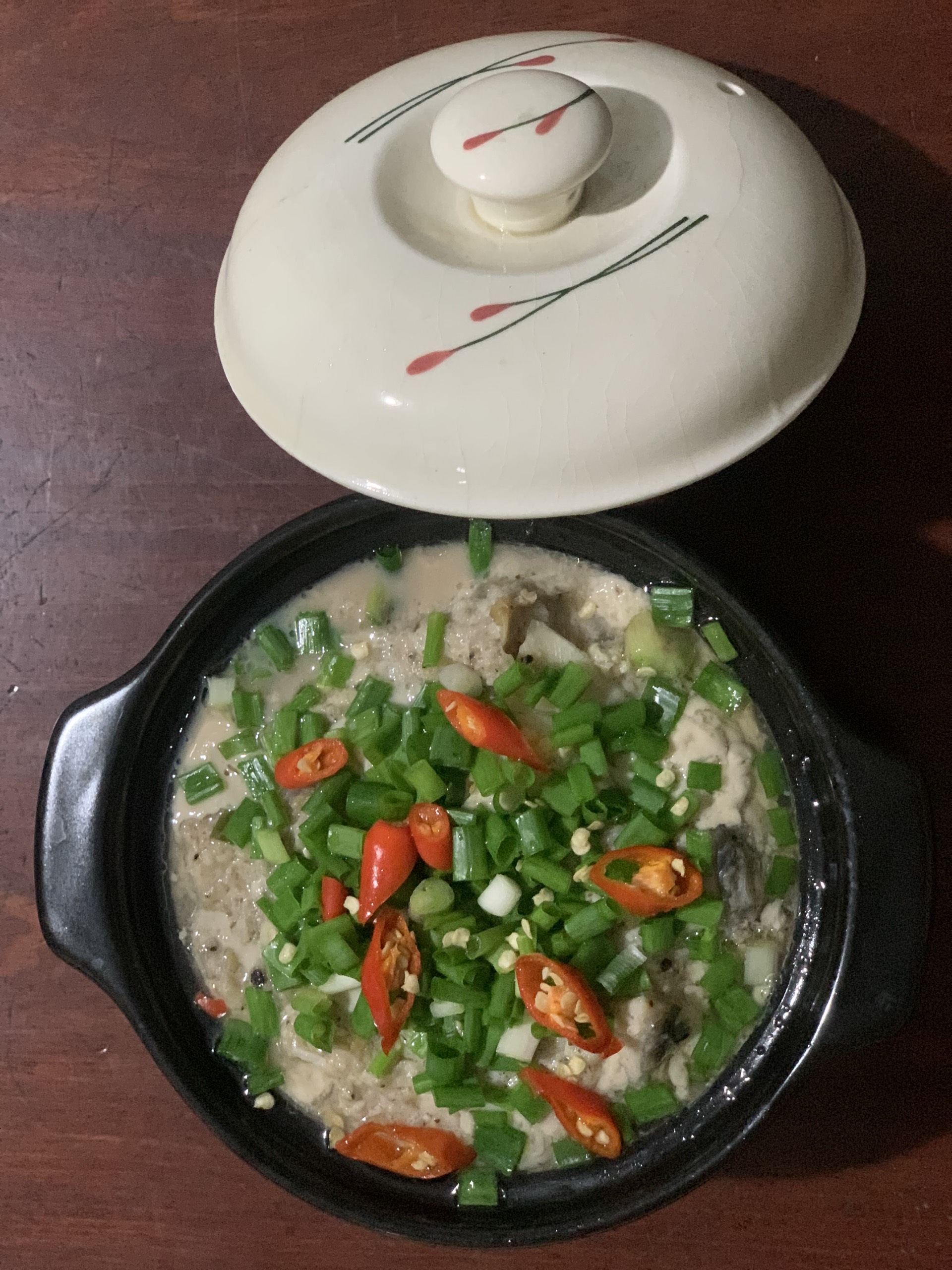 Khô cá hô chưng ngũ vị/khô cá hô chưng thịt